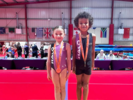 Two Gymnasts 1st Place