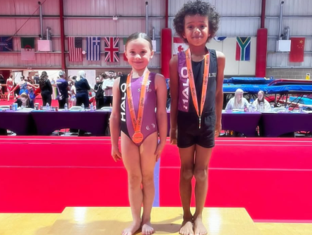 Two Gymnasts 1st Place