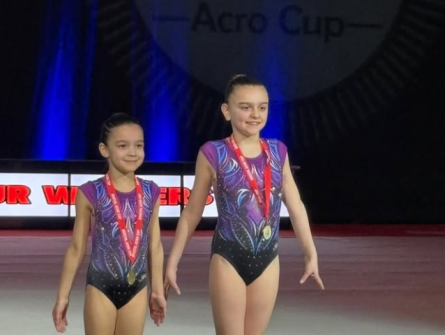 Two Gymnasts 1st Place