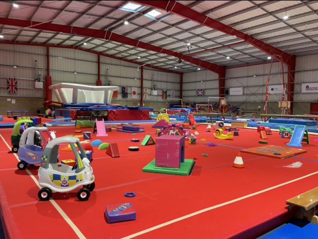 Softplay in gymnastics center