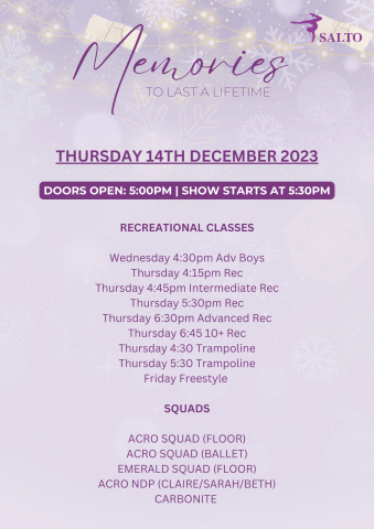 Thursday December 2023