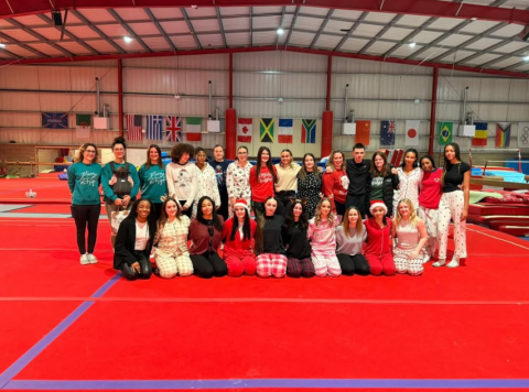 Gymnastics staff 