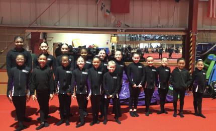 gymnasts ready to compete