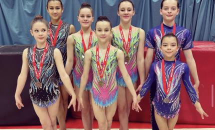 7 Gymnasts with Medals 