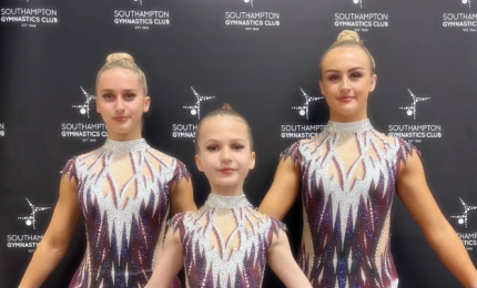 Three Acrobatic Gymnasts