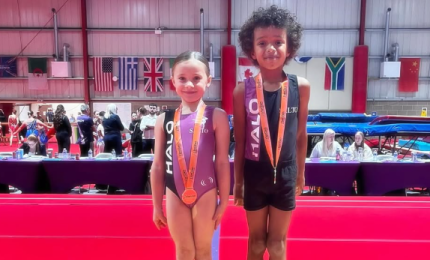 Two Gymnasts 1st Place