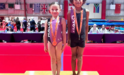 Two Gymnasts 1st Place