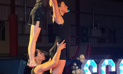 Three Acrobatic Gymnasts