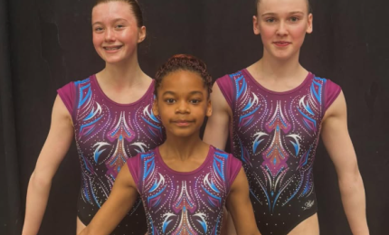 Three Acrobatic Gymnasts
